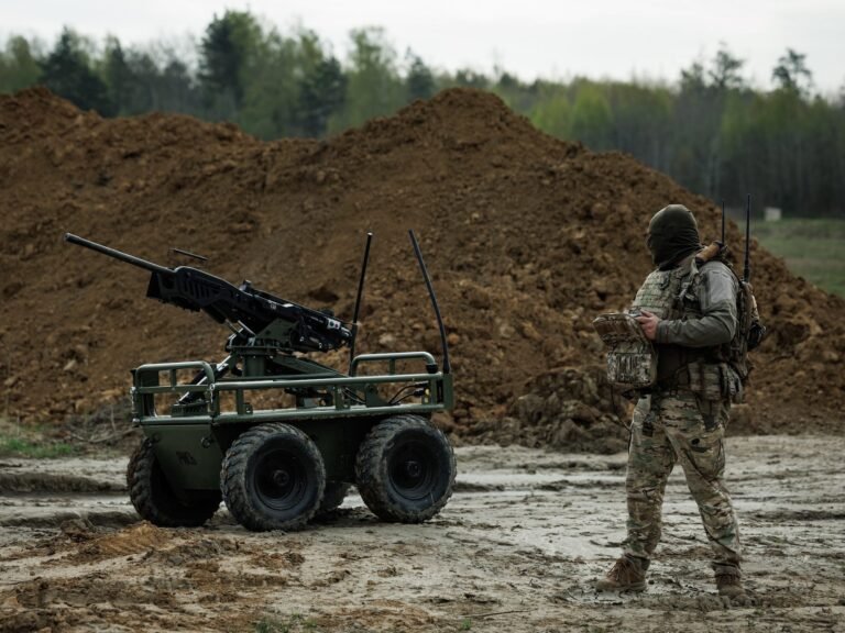 Ukraine's ground drones work like Lego, with soldiers putting parts together to perform different missions
