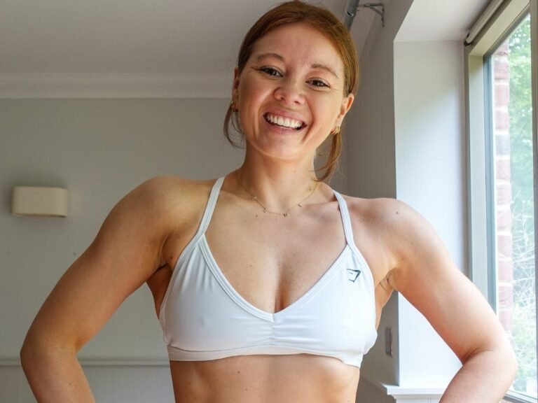 I'm a personal trainer who gained over 50 pounds while pregnant. Being kind to myself made getting fit again much easier.