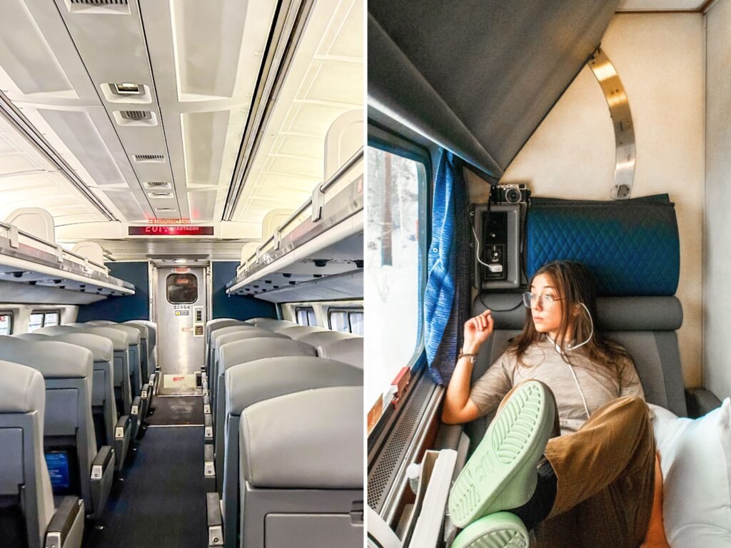 I've spent 95 hours on Amtrak trains in 5 different classes, from coach to a bedroom. The best deal was a premium cabin.