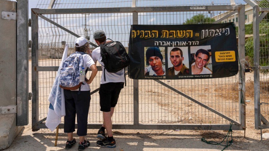 As Middle East moves toward peace, don’t leave my son and other hostages behind