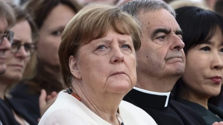 Angela Merkel jabs Trump, Vance over tariffs, 'threat to our democracy'