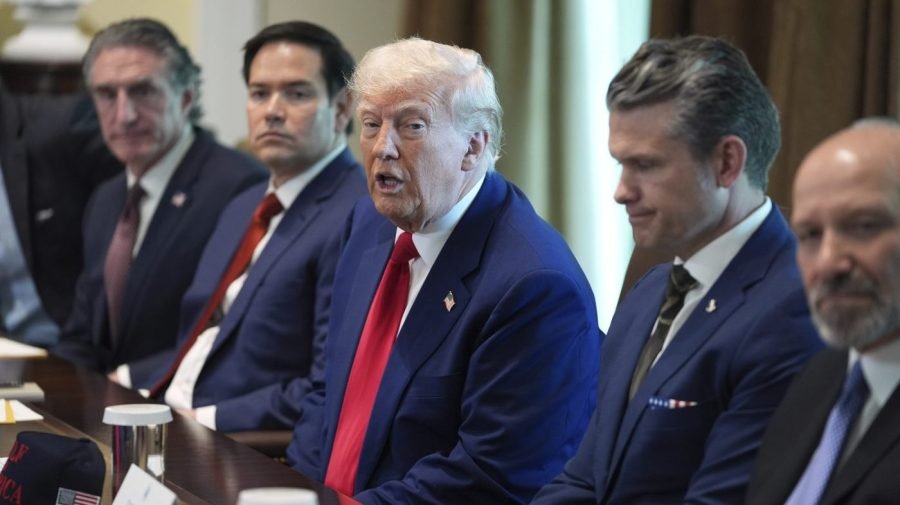 Watch live: Trump holds Cabinet meeting after Netanyahu meeting, trade war update