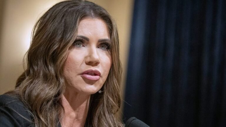 Noem defends conditions at ‘Alligator Alcatraz’ detention facility