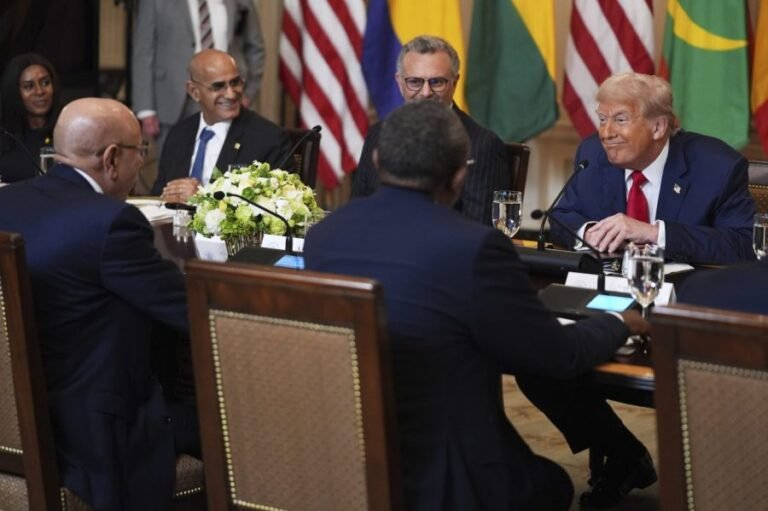 Trump praises Liberia leader's English, the country's official language