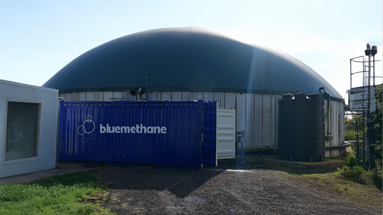 Bluemethane deploys first production-scale methane-capture unit at biogas plant