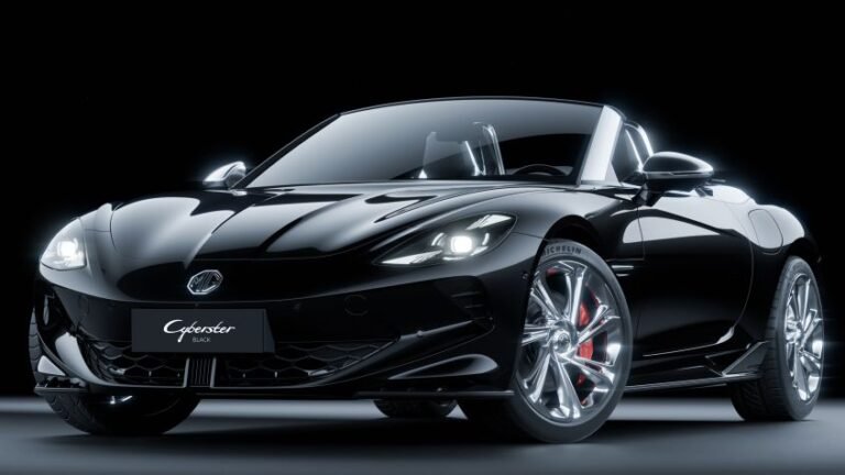 New MG Cyberster Black is a dark sign of things to come for the brand