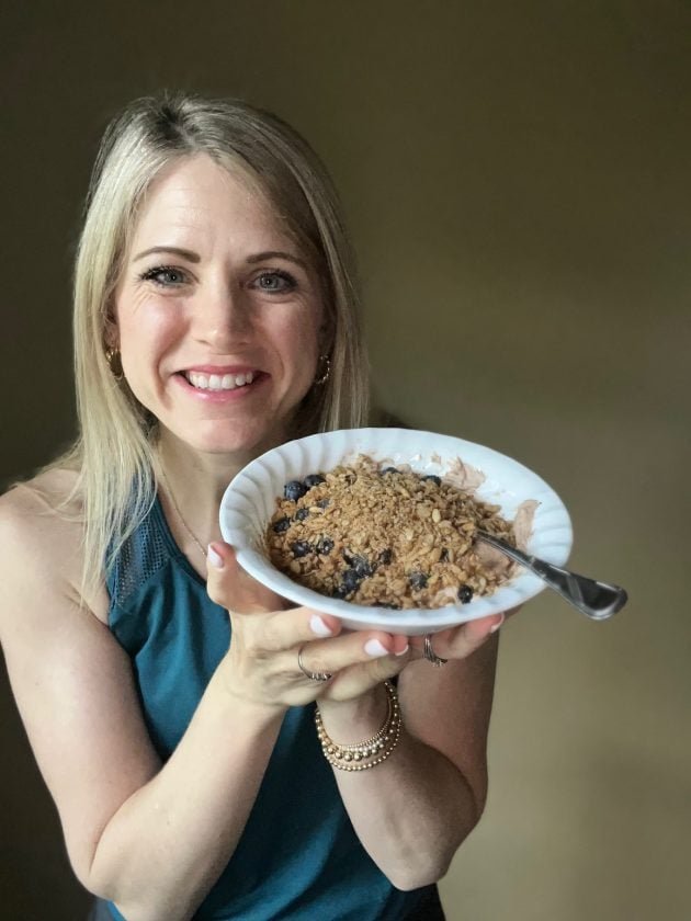 Greek Yogurt Bowl with Protein Powder (Easiest High-Protein Snack That is Delish!)