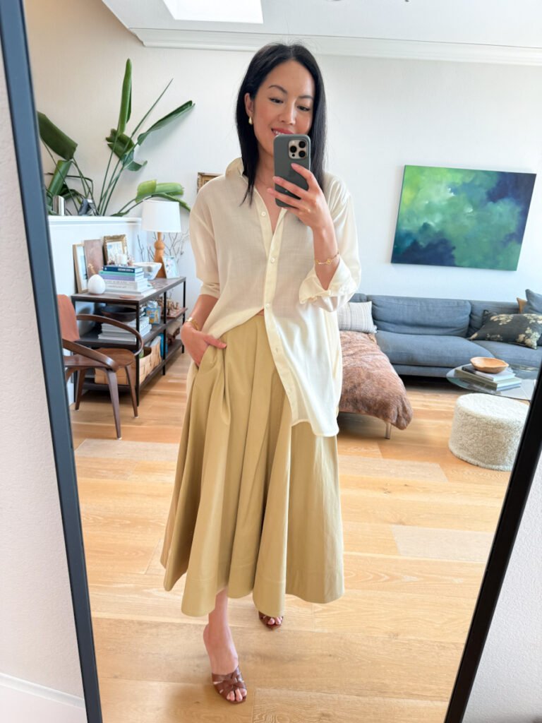 A skirt and a sale