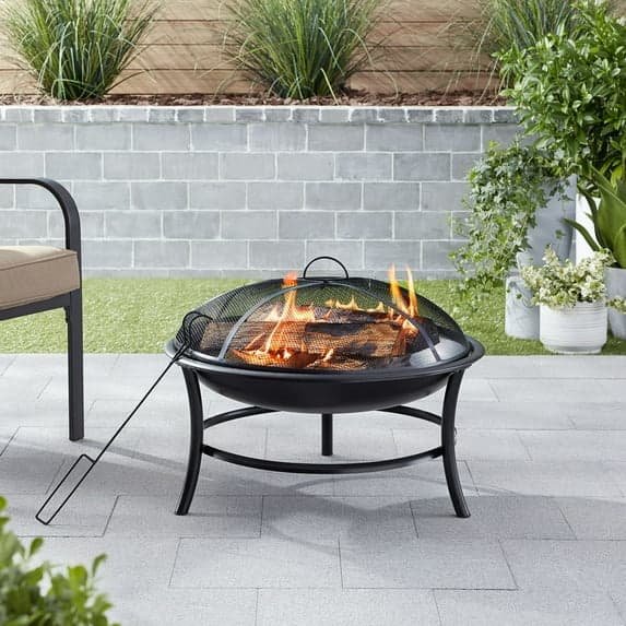 Mainstays Round Outdoor Fire Pit only $19.97, plus more!