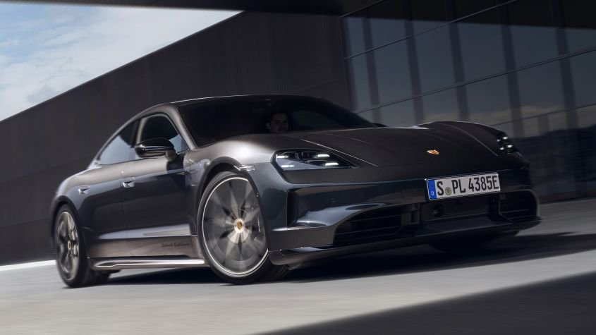 New Porsche Taycan and Cayenne Black Editions look mean and mysterious