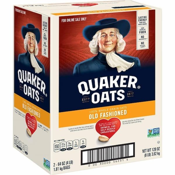 Quaker Old Fashioned Rolled Oats 8lb only $6.68 shipped!