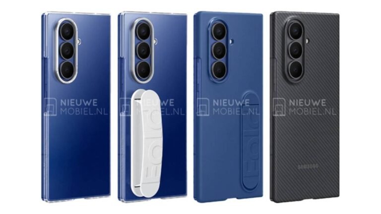 Samsung’s official Galaxy Z Fold 7 cases leak, and there’s a carbon fiber surprise