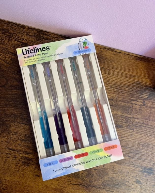 Lifelines Scented Lava Gel Pen Set, 5-Pack only $15.99! {Prime Day Deal}