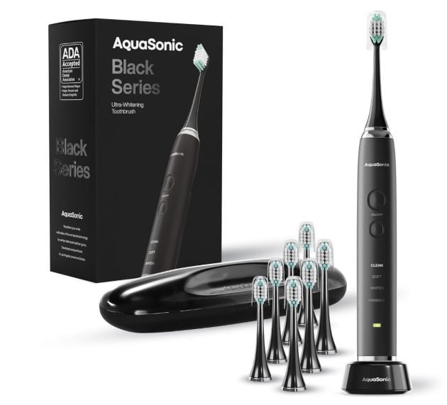 AquaSonic Black Series Ultra Whitening Toothbrush only $26.95 (Reg. $60!) {Prime Day Deal}