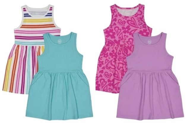 Wonder Nation Girl’s Tank Play Dresses (2 pack) only $7!