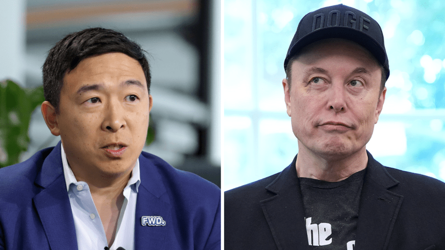 Yang says he's been 'in touch' with Musk on America Party