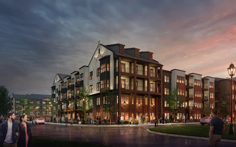 Streetlights Moving Dirt on Phase III of Viridian Project
