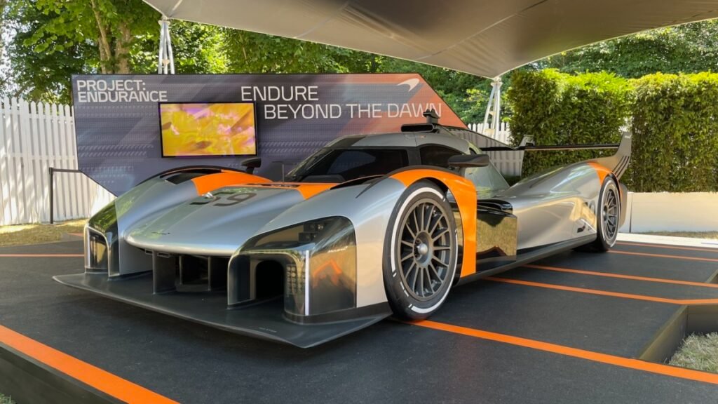 McLaren shows off Le Mans Hypercar in retro livery