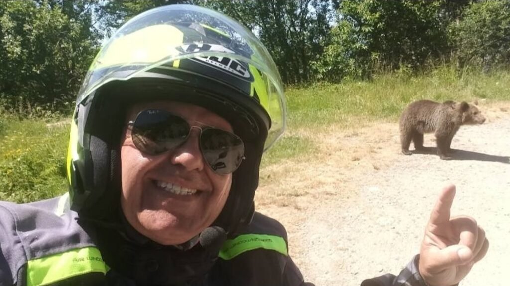 Motorcyclist Stops To Feed Bears, Ends Up On The Menu