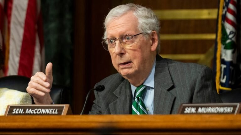 McConnell blasts 'restrainers' in Pentagon as Trump resumes Ukraine aid