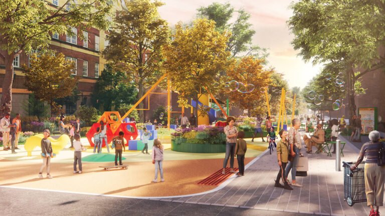 This neighborhood in Queens has a brilliant plan to turn a busy street into a park