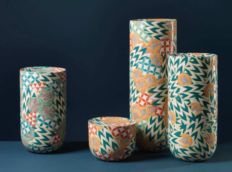 Vibrant Patterns in Frances Priest’s Ceramics Emanate Historical and International Influences