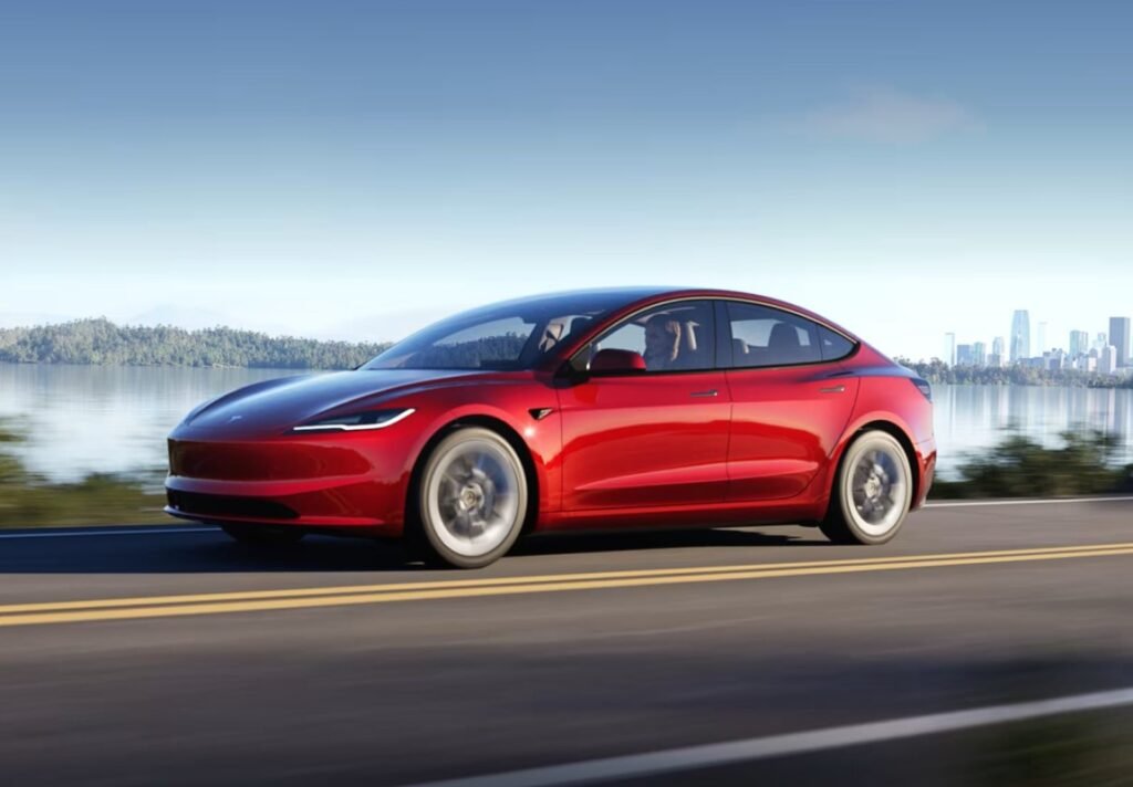 Tesla ModelĀ 3 Named Safest New Car in Europe for 2025