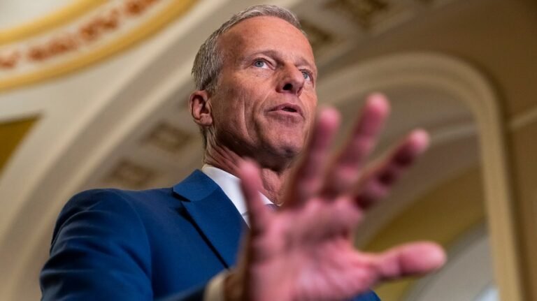 GOP leader faces showdown with Republicans on Trump-backed funding cuts 