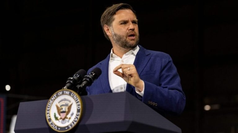 Vance scoffs at ‘idea that Gavin Newsom is somehow going to mimic’ Trump's social media style