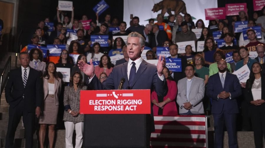 Newsom knocks Border Patrol presence at redistricting announcement: ‘Sick and pathetic’