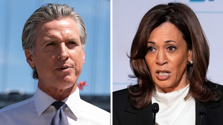 Newsom edges out Harris among California Democrats in hypothetical presidential primary: Poll
