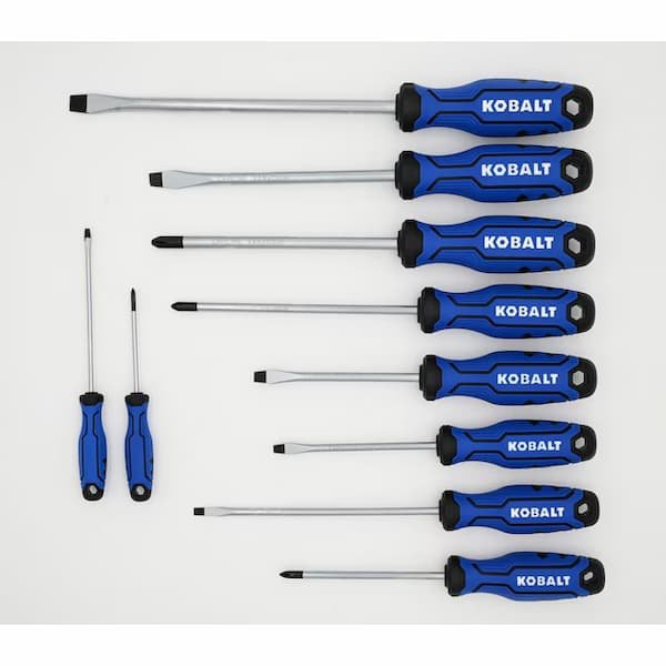 Kobalt 10 -Piece 6-in Magnetic Screwdriver Set only $14.98!