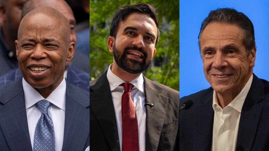 Adams, Cuomo mock Mamdani bench press effort