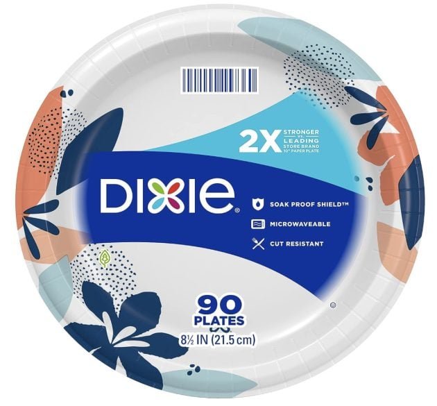 Dixie Medium Paper Plates (90 count) only $5.22 shipped!