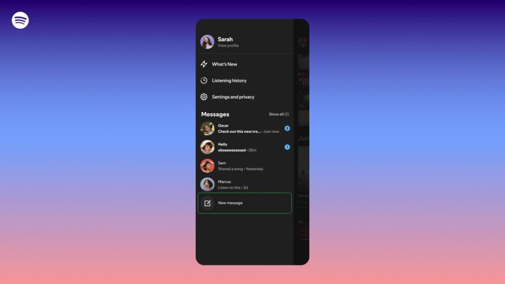 Waiting for Spotify Hi-Fi? Spotify built Messages instead, because of course they did