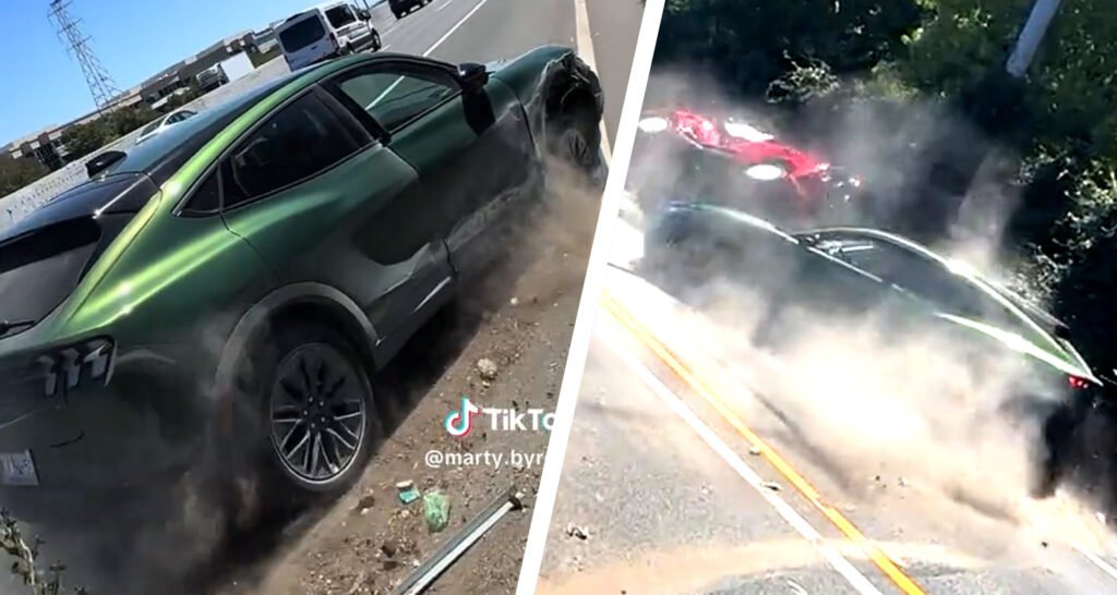 The Mustang Mach-E Crash Wasn’t Autonomous After All Say Police. It Was Something Else