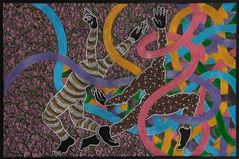 Sthenjwa Luthuli’s Spiritual Paintings Excise Intricate Patterns in Bold Color
