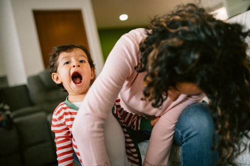 Overstimulation & Motherhood Go Hand-In-Hand. Here's How To Ease It.