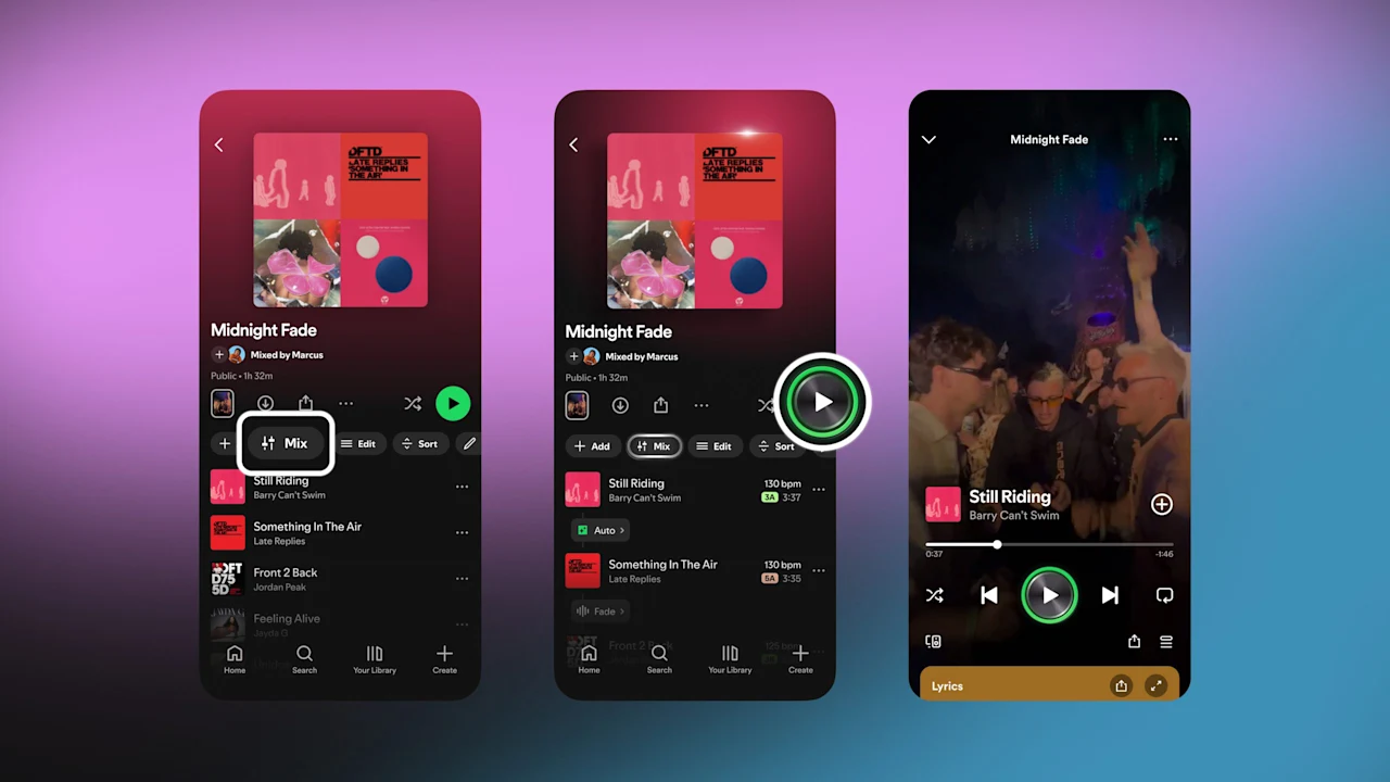 Spotify just turned your phone into a DJ booth