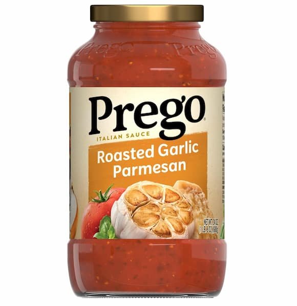 Prego Roasted Garlic & Parmesan Cheese Pasta Sauce only $1.41 shipped!