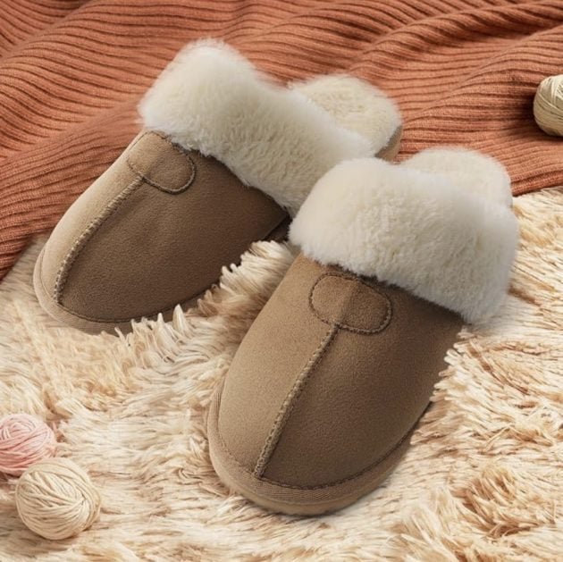 *HOT* Women’s Fuzzy Slippers only $11.99!