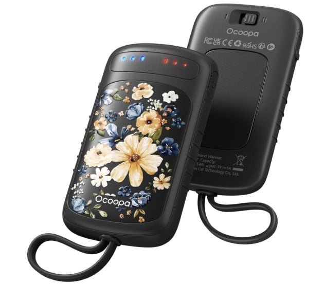 OCOOPA Dual-Sided Rechargeable Hand Warmers (2 pack) only $17.59!