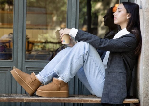Women’s FuzzyClassic Platform Mini Boots only $33.61 shipped (Reg. $50!)