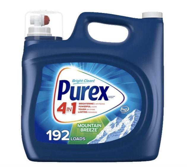 Purex Liquid Laundry Detergent, 192 loads only $10.47 after cash back!
