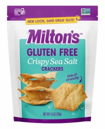 Free Milton’s Gluten Free Crackers at Walmart after cash back!