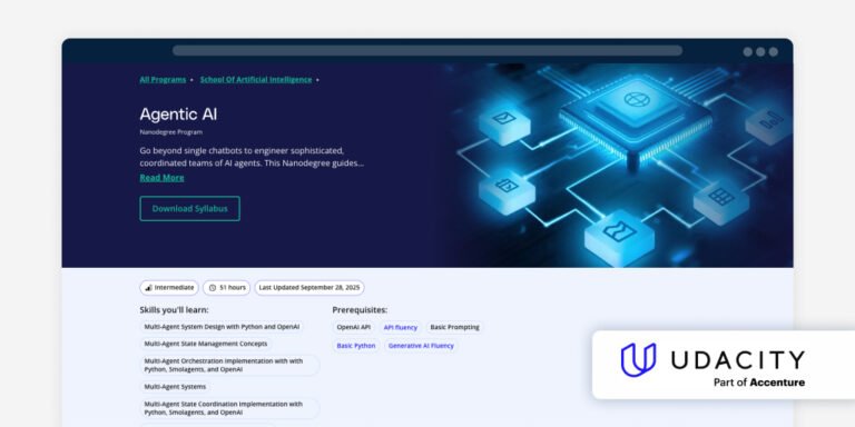 Udacity’s Agentic AI Nanodegree Program: A Developer’s Review