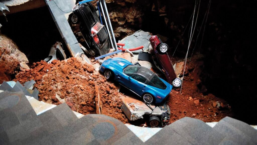 Eight Corvettes Fell Into A Sinkhole Under This Treasured Museum