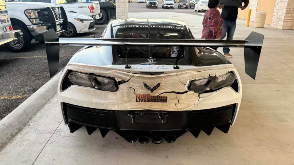 This Corvette ZR1 Was So Hot on Track, It Melted Itself