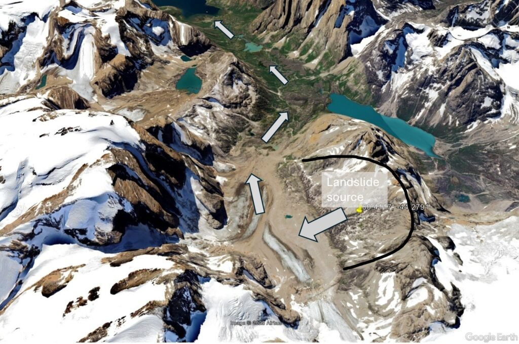 The giant Tupaasat rock avalanche in South Greenland