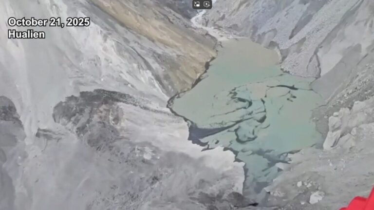Another landslide dam flood at the site of the Matai’an rock avalanche in Taiwan